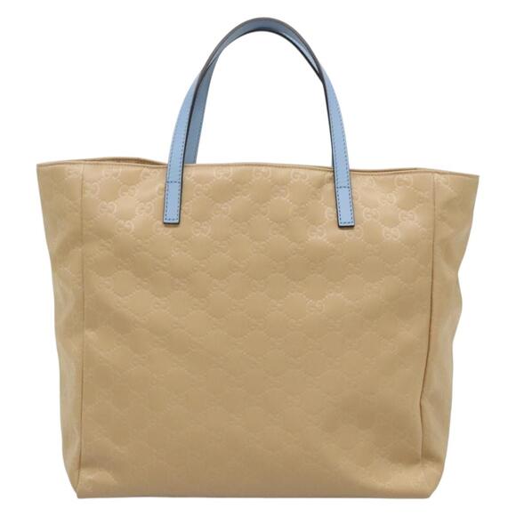 GUCCI GG Canvas Tote Bag Nylon Beige - Picture 3 of 12
